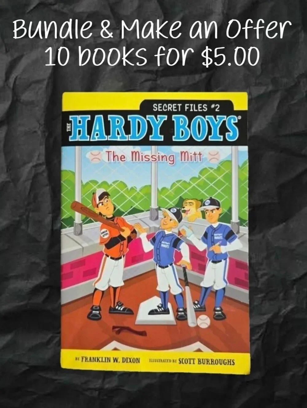 The Hardy Boys: The Missing Mitt Book Kids Youth Summer Read